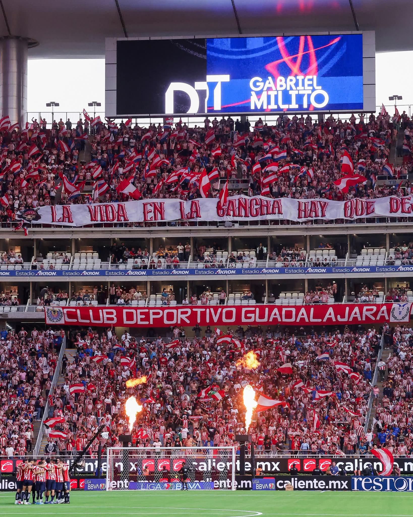 El color de la barra de CHIVAS
